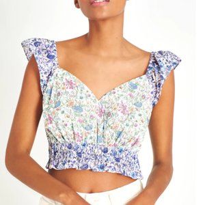 LoveShackFancy X Liberty Drea Crop Top
